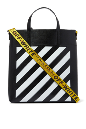 Diagonal Stripe Tote Bag